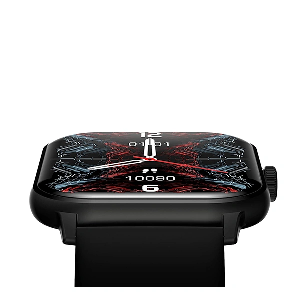 Minix Pro 1.85 inch HD Display Bluetooth Calling Smartwatch With Voice Assistance - Black - Black