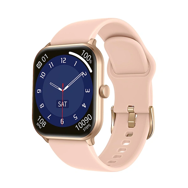 Minix Pro 1.85 inch HD Display Bluetooth Calling Smartwatch With Voice Assistance - Rose Gold - Rose Gold