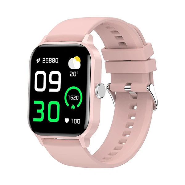 Minix Storm 1.85 inch HD Full Touch Display Bluetooth Calling Smartwatch - Pink - Pink
