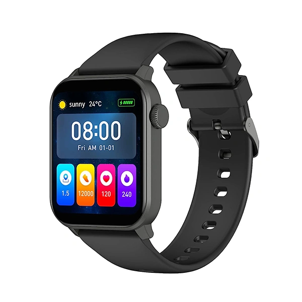 Minix Spark 1.69 inch HD Display Bluetooth Calling Smartwatch - Grey - Grey