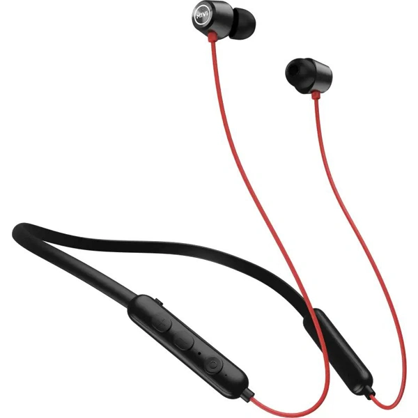 Mivi Collar D25 Wireless Neckband With Fast Charging - Red - Red