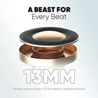 Mivi Collar Flash Pro Wireless Neckband With 72 Hours Playback Time - Black - Black