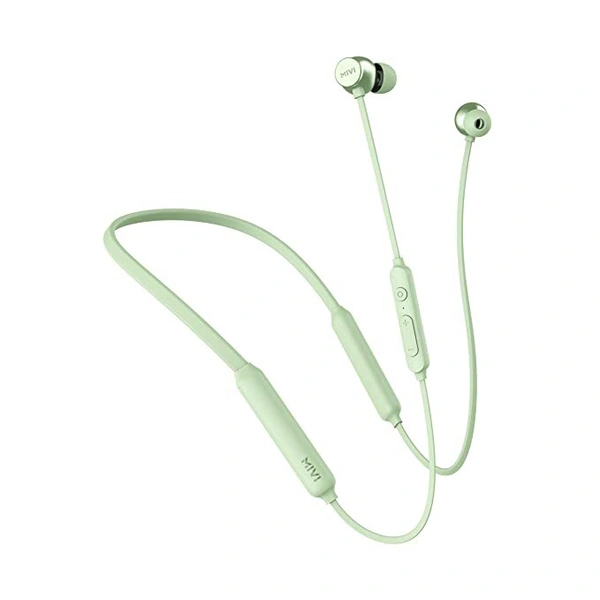 Mivi Collar Flash Pro Wireless Neckband With 72 Hours Playback Time - Green - Green