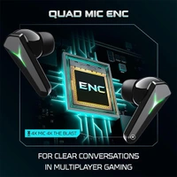 Mivi Commando Q9 True Wireless Earbuds - Red - Red