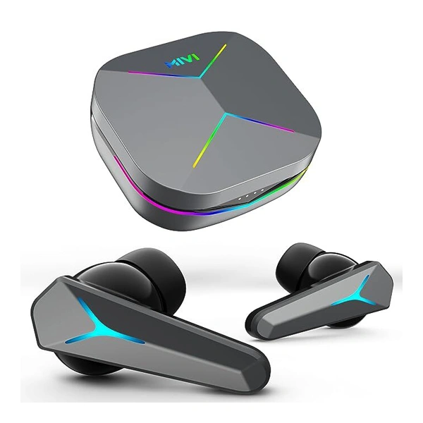 Mivi Commando Q9 True Wireless Earbuds - Grey - Grey