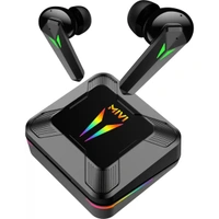 Mivi Commando X9 True Wireless Earbuds With Dual RGB Lights - space grey - space grey