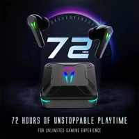 Mivi Commando X9 True Wireless Earbuds With Dual RGB Lights - space grey - space grey