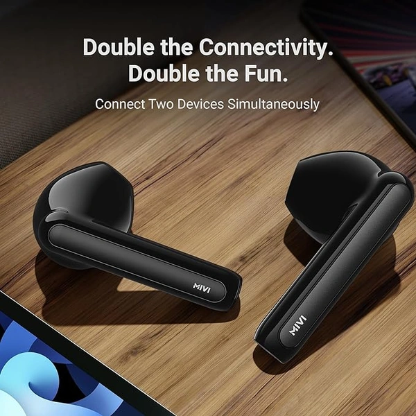 Mivi DuoPods A250 TWS with Dual Earbuds - space grey - space grey