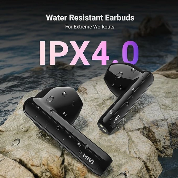 Mivi DuoPods A250 TWS with Dual Earbuds - space grey - space grey