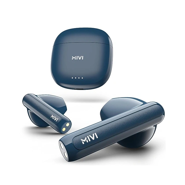 Mivi DuoPods A250 TWS with Dual Earbuds - Blue - Blue