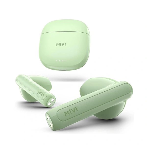Mivi DuoPods A250 TWS with Dual Earbuds - Mint Green - Mint Green