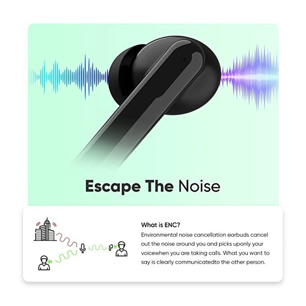 Mivi DuoPods A550 Truly Wireless In Ear Earbuds With Quad Mic ENC