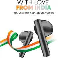 Mivi DuoPods F50 True Wireless Earbuds - Black - Black