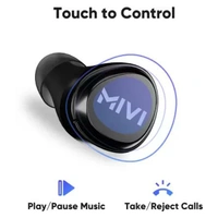 Mivi DuoPods M20 True Wireless Bluetooth Headset - Red - Red