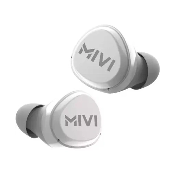 Mivi DuoPods M20 True Wireless Bluetooth Headset - White - White