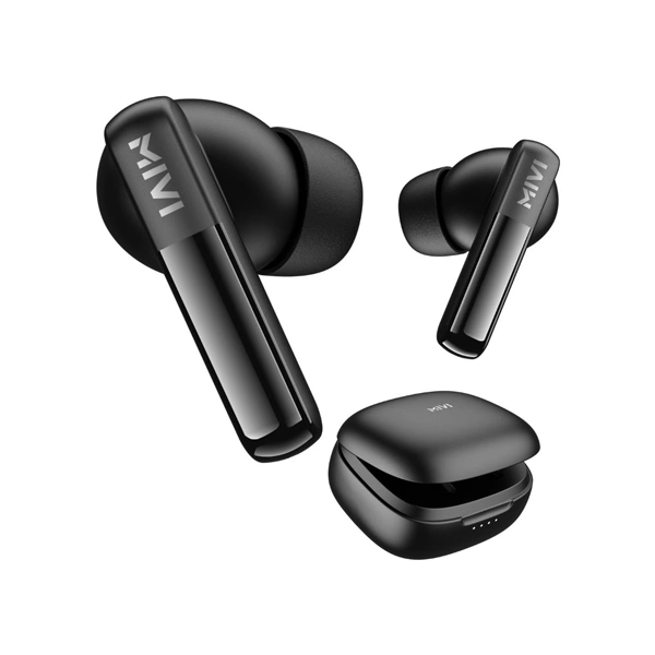 Mivi DuoPods T20 True Wireless Earbuds - Black - Black