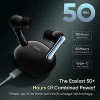Mivi DuoPods T80 True Wireless Earbuds - Blue - Blue