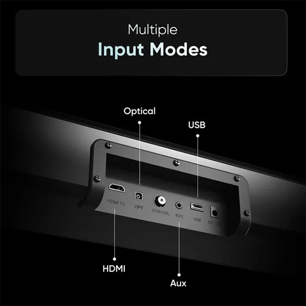 Mivi Fort R320 320 Watts Bluetooth Soundbar With Remote - Black, Blue, Red
