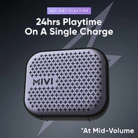 Mivi Roam 2 5W Bluetooth Portable Speaker With 24 Hours Playtime - Blue - Blue