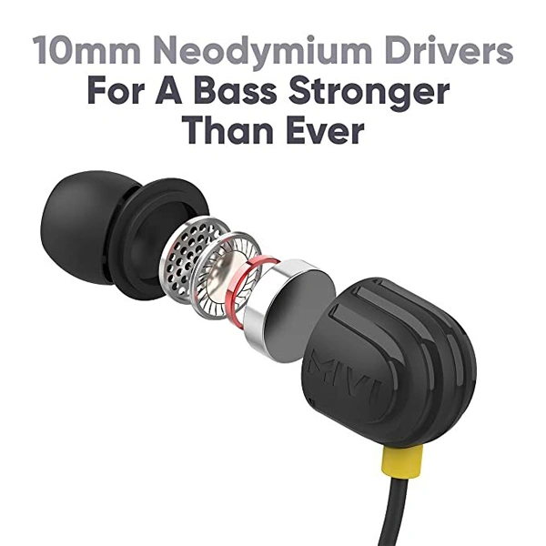 Mivi Rock & Roll E5 Wired In Ear Earphones With HD Sound