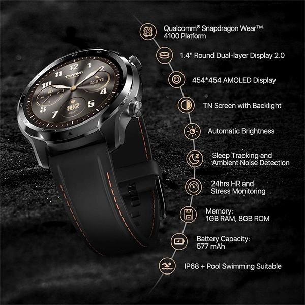 Mobvoi Ticwatch Pro 3 GPS Smartwatch