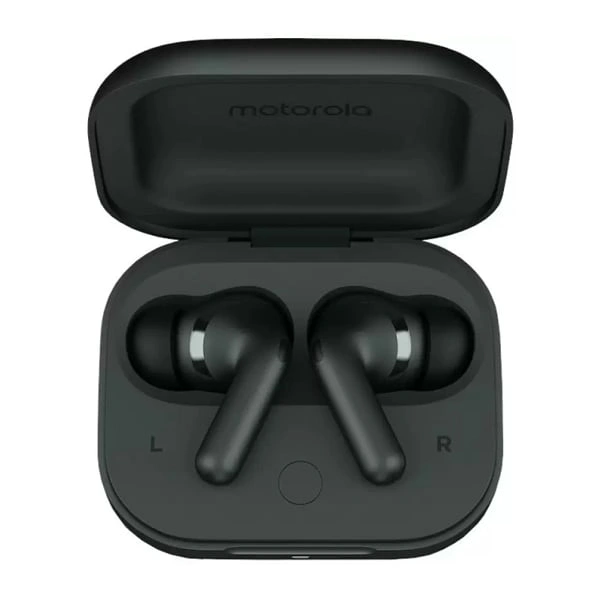 Motorola Moto Buds+ Sound by Bose, Dual Dynamic Drivers, 48dB ANC, Dolby Head Tracking Wireless Earbuds - Beach Sand - Beach Sand