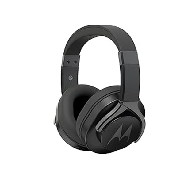 Motorola Pulse 3 Max Over Ear Wired Headphones - Black