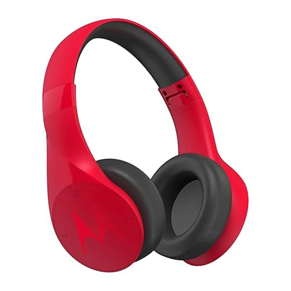 Motorola Pulse Escape Wireless Bluetooth Over The Ear Headphone - Red - Red