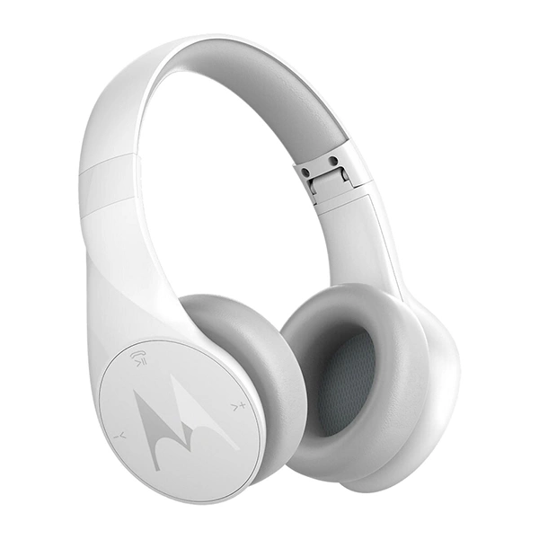 Motorola Pulse Escape Wireless Bluetooth Over The Ear Headphone - White - White