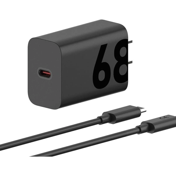 Motorola Turbo Power 68W USB-C Charger with 6.5 AMP USB-C Cable