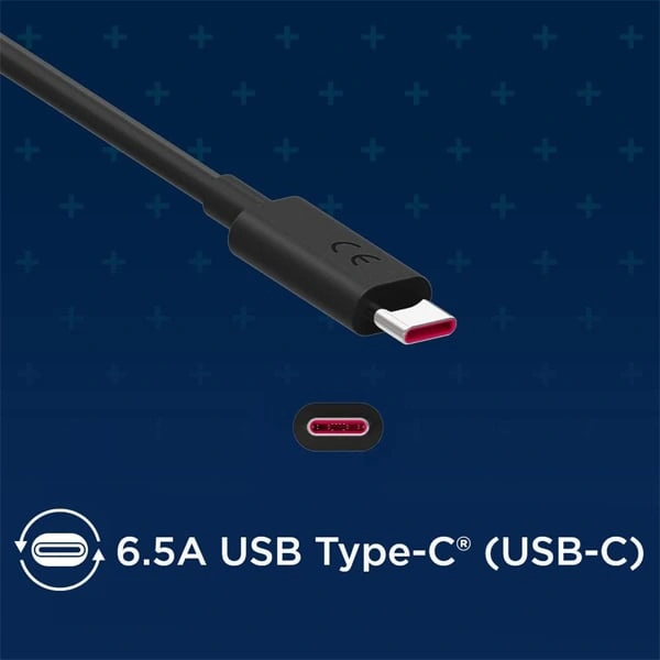 Motorola Turbo Power 68W USB-C Charger with 6.5 AMP USB-C Cable
