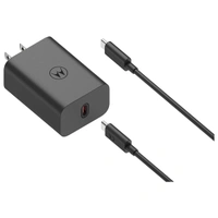 Motorola Turbo Power 68W USB-C Charger with 6.5 AMP USB-C Cable