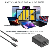 Motorola Turbo Power 68W USB-C Charger with 6.5 AMP USB-C Cable