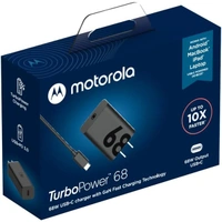 Motorola Turbo Power 68W USB-C Charger with 6.5 AMP USB-C Cable