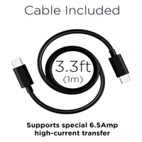 Motorola Turbo Power 68W USB-C Charger with 6.5 AMP USB-C Cable