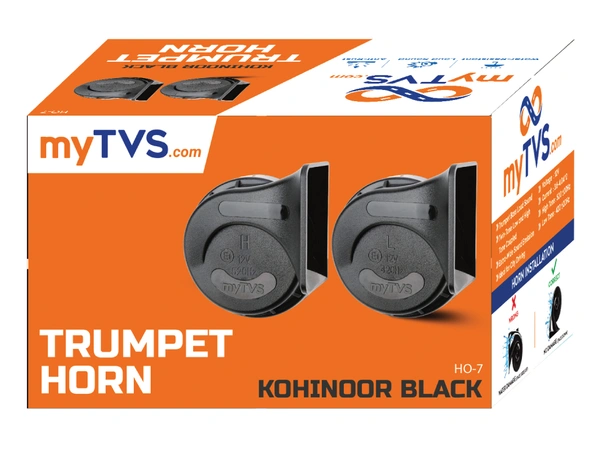 myTVS HO-7 Kohinoor Black Trumpet Twin Tone Horn