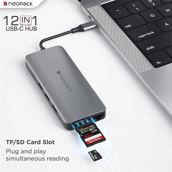 Neopack 12 IN 1 USB C Multi-Function Docking Station