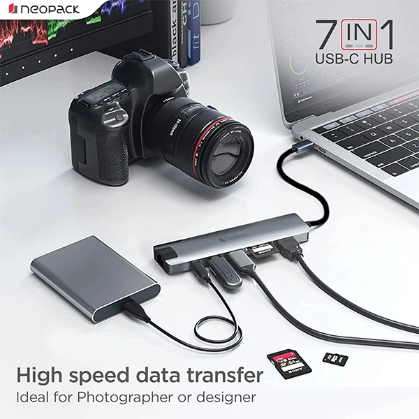 Neopack 7 IN 1 USB C Multi-Function Docking Station