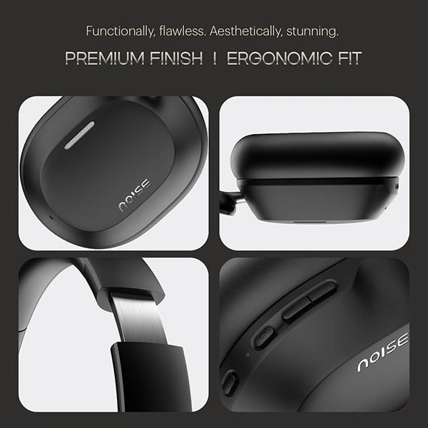 Noise Airwave Max 5 Wireless Over-Ear Headphones - Calm Beige - Calm Beige