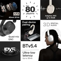 Noise Airwave Max 5 Wireless Over-Ear Headphones - Calm Beige - Calm Beige