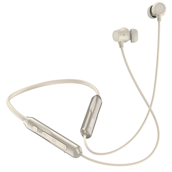 Noise Airwave Pro Bluetooth Wireless Neckband - Mettalic Beige - Mettalic Beige