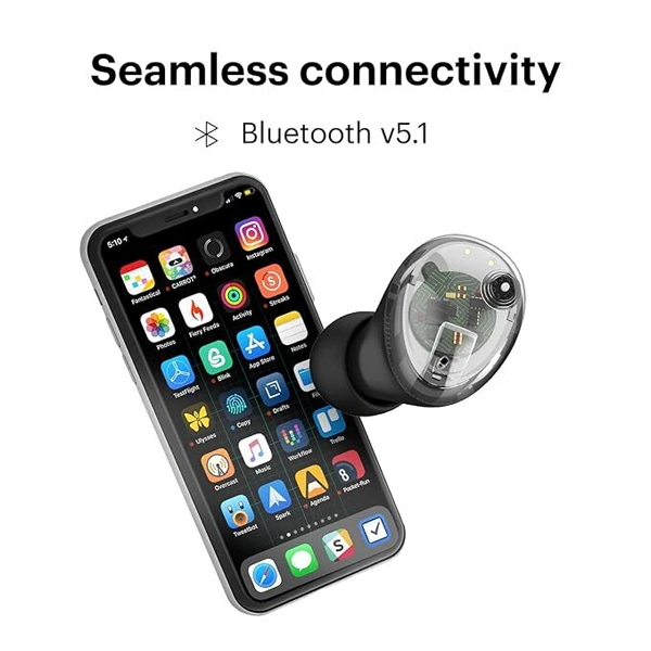 Noise Beads Bluetooth Truly Wireless Earbuds - Onyx Black - Onyx Black