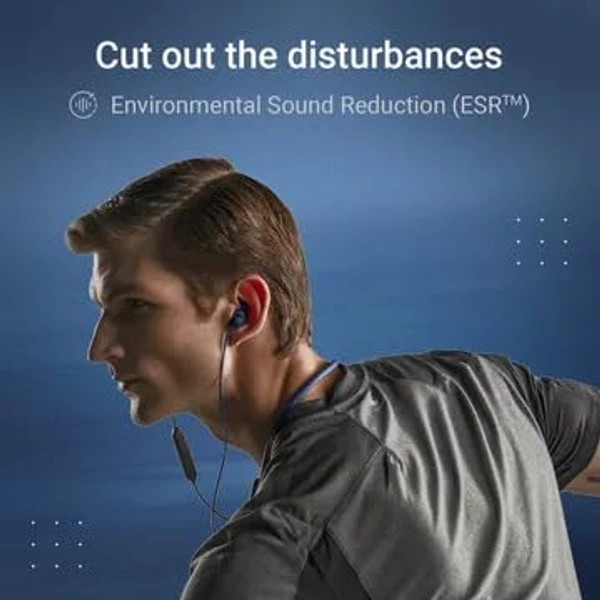 Noise Blaze Wireless Neckband - Blue - Blue