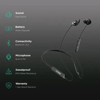 Noise Blaze Wireless Neckband - Blue - Blue