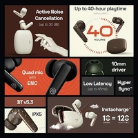 Noise Buds Venus Truly Wireless Earbuds - Stellar Brown - Stellar Brown