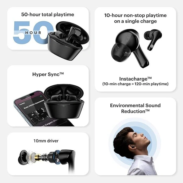 Noise Buds VS204 Truly Wireless Earbuds - Space Blue - Space Blue