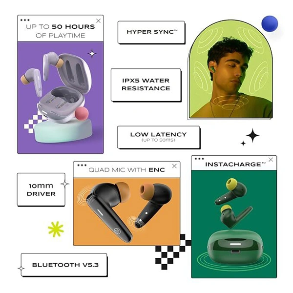 Noise Buds VS401 Truly Wireless Earbuds - Soft Lilac - Soft Lilac