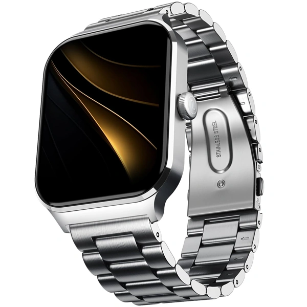 Noise ColorFit Canvas Smartwatch Elite Edition - Silver - Silver