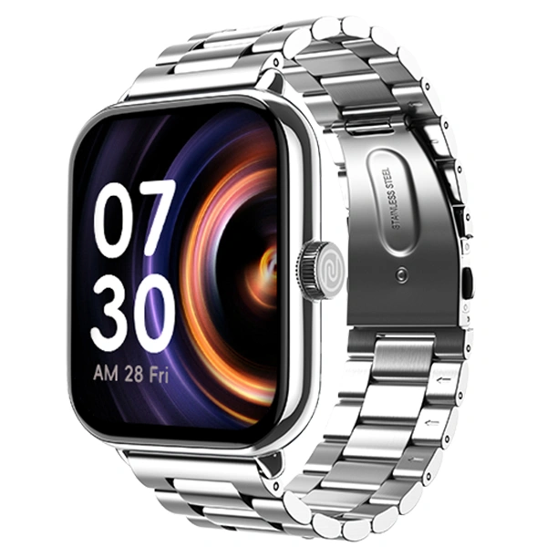 Noise ColorFit Icon 3 Plus Smart Watch - Elite Silver - Elite Silver