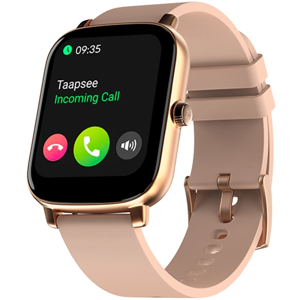 Noise ColorFit Icon Buzz Bluetooth Calling SmartWatch with Voice Assistance - Rose Pink - Rose Pink